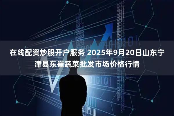 在线配资炒股开户服务 2025年9月20日山东宁津县东崔蔬菜批发市场价格行情
